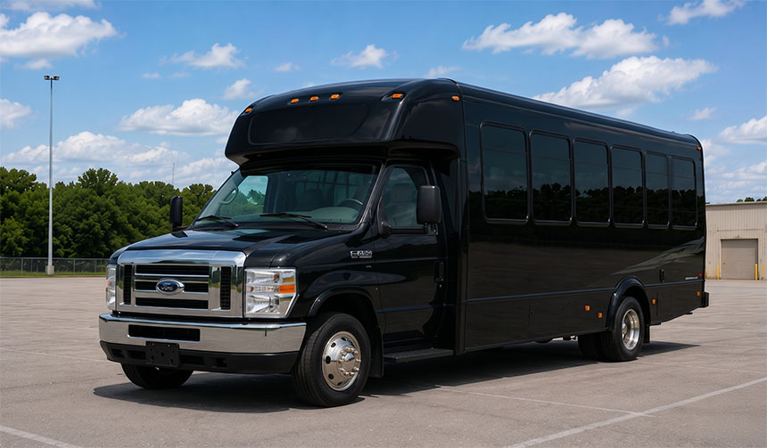 20-passenger minibus for charter in San Marcos, CA