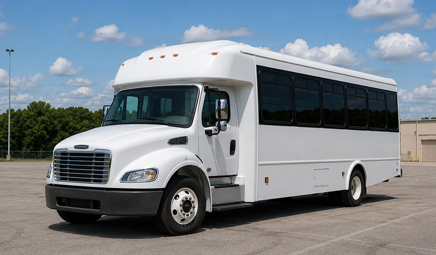 25-passenger minibus for charter in San Marcos, CA